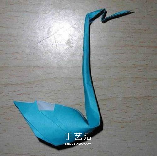 簡(jiǎn)單天鵝的折紙方法 手工折紙漂亮天鵝圖解 -  rpnrmr.com