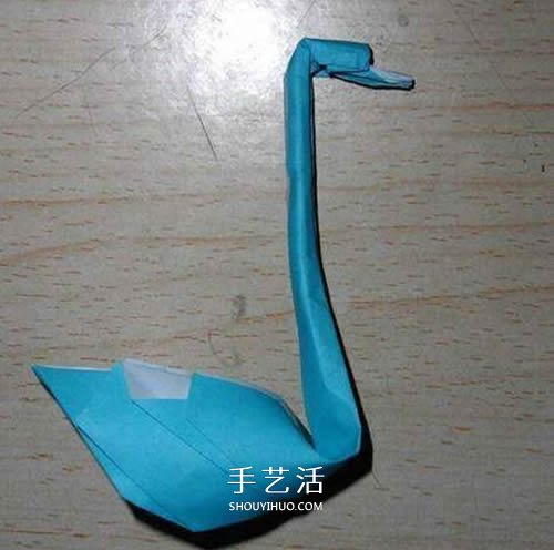 簡(jiǎn)單天鵝的折紙方法 手工折紙漂亮天鵝圖解 -  rpnrmr.com