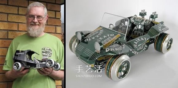 易拉罐汽車模型制作圖片 易拉罐做車輛模型作品 -  rpnrmr.com