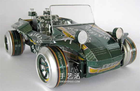易拉罐汽車模型制作圖片 易拉罐做車輛模型作品 -  rpnrmr.com