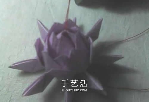 祈福蓮花折紙方法圖解 簡單蓮花的折法步驟 -  rpnrmr.com