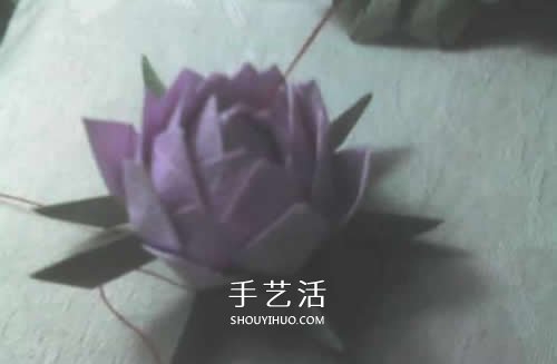 祈福蓮花折紙方法圖解 簡單蓮花的折法步驟 -  rpnrmr.com