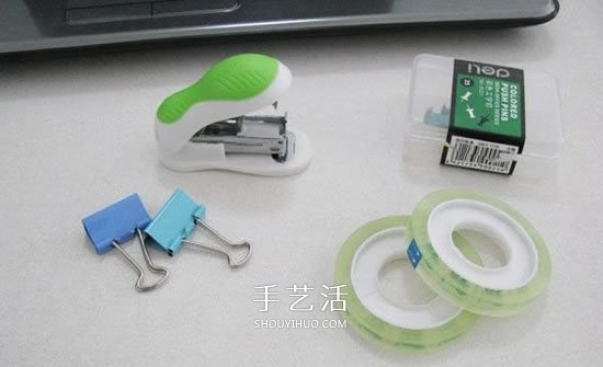 辦公用品手工制作摩托車(chē)模型的方法圖解 -  rpnrmr.com