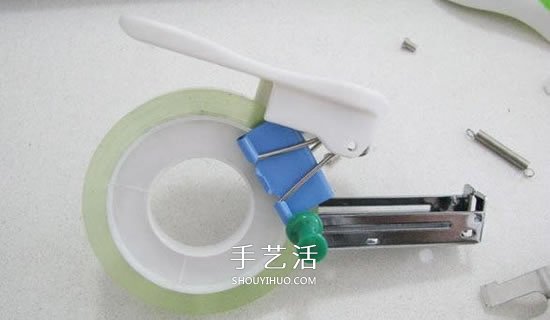 辦公用品手工制作摩托車(chē)模型的方法圖解 -  rpnrmr.com