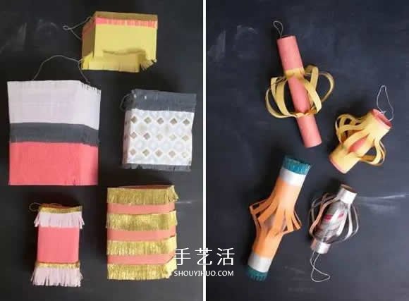 四種簡單紙燈籠的做法 幼兒手工燈籠制作教程 -  rpnrmr.com