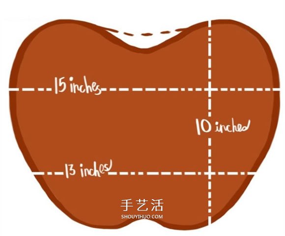 自制紅蘋果抱枕的方法 跟著圖紙做很簡單！ -  rpnrmr.com