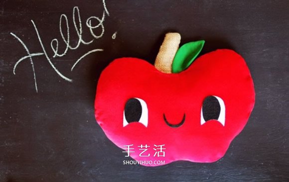 自制紅蘋果抱枕的方法 跟著圖紙做很簡單！ -  rpnrmr.com