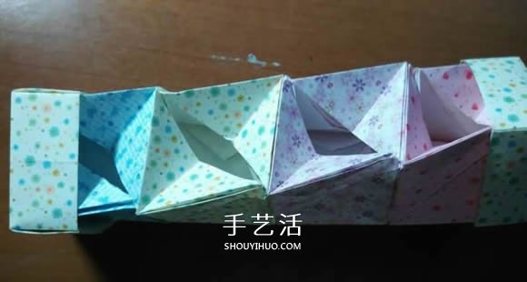 好玩魔術(shù)盒的折法圖解 可收縮盒子的折法步驟 -  rpnrmr.com
