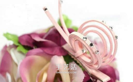 羊皮絨制作蝸牛發(fā)卡圖解 可愛又美麗發(fā)飾DIY -  rpnrmr.com