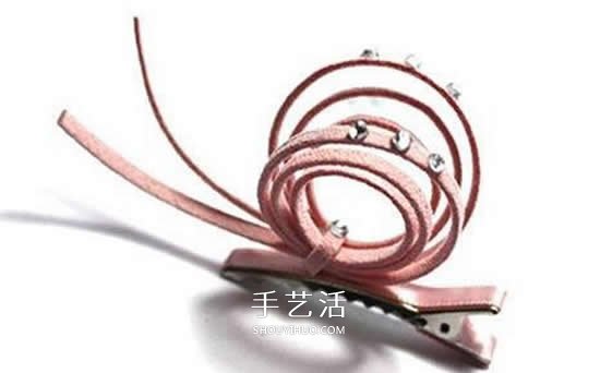 羊皮絨制作蝸牛發(fā)卡圖解 可愛又美麗發(fā)飾DIY -  rpnrmr.com