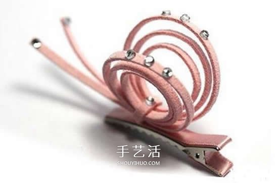 羊皮絨制作蝸牛發(fā)卡圖解 可愛又美麗發(fā)飾DIY -  rpnrmr.com