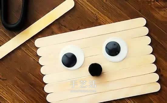 幼兒園做小狗狗的教程 雪糕棍手工制作小狗 -  rpnrmr.com