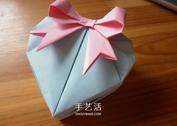 帶蓋子愛心盒子的折法 情人節(jié)愛心盒子折紙 -  rpnrmr.com