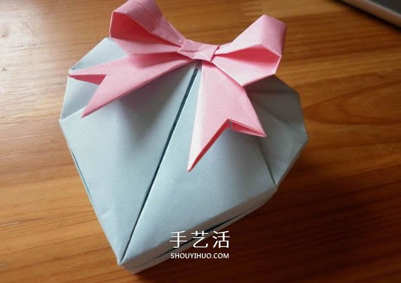 帶蓋子愛心盒子的折法 情人節(jié)愛心盒子折紙 -  rpnrmr.com