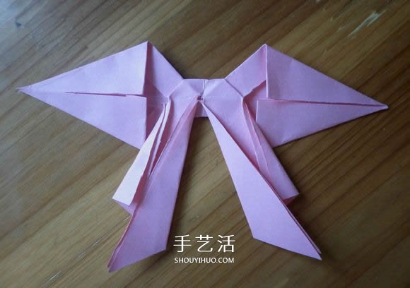 簡單易學的折紙蝴蝶結 正方形紙折蝴蝶結折法 -  rpnrmr.com