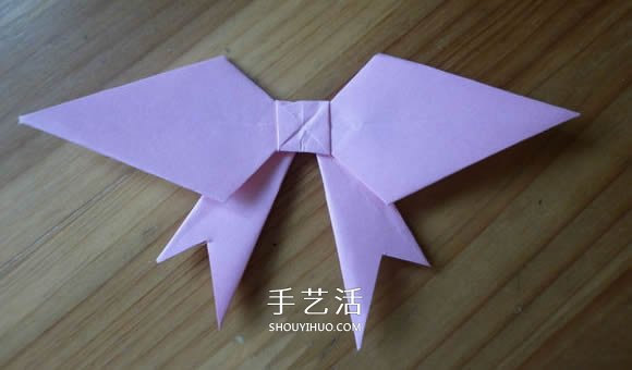 簡單易學的折紙蝴蝶結 正方形紙折蝴蝶結折法 -  rpnrmr.com