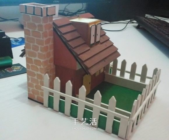 PVC板制作帶院子的房子模型 兼具收納功能 -  rpnrmr.com