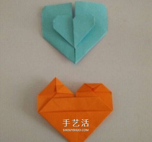 心心相印的折法步驟圖 手工折紙心心相印圖解 -  rpnrmr.com