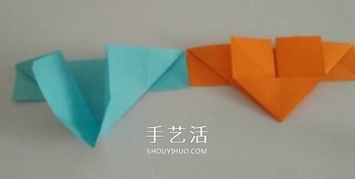 心心相印的折法步驟圖 手工折紙心心相印圖解 -  rpnrmr.com