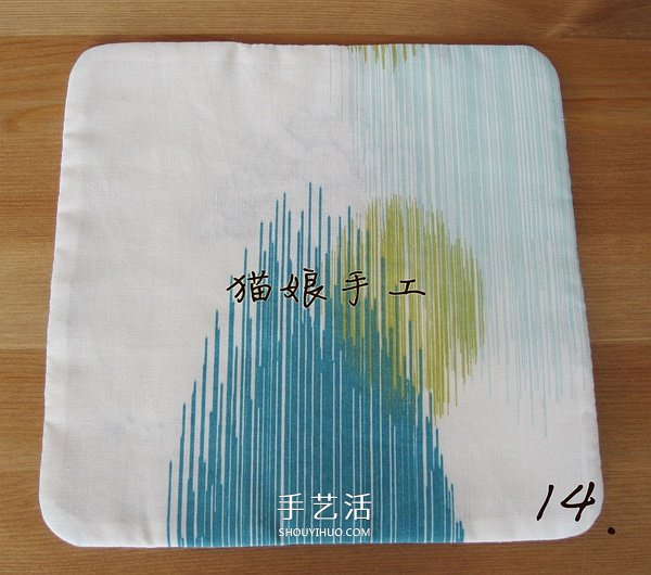 不織布制作祥云桌墊 布藝手工制作云朵桌墊 -  rpnrmr.com