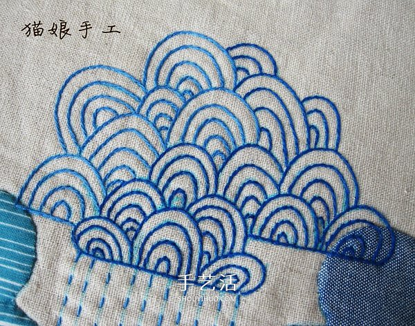 不織布制作祥云桌墊 布藝手工制作云朵桌墊 -  rpnrmr.com
