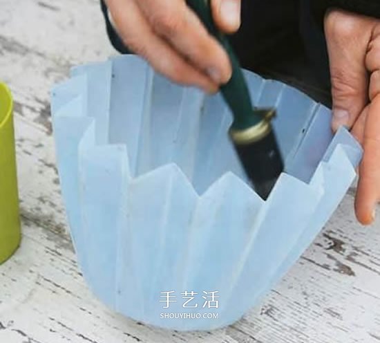 自制水泥花盆的方法 簡易星星花盆DIY制作 -  rpnrmr.com