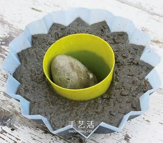 自制水泥花盆的方法 簡易星星花盆DIY制作 -  rpnrmr.com