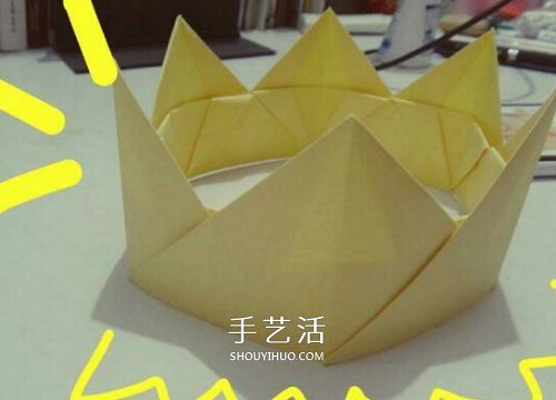 兒童皇冠的折紙方法 簡(jiǎn)易紙皇冠的折法圖解 -  rpnrmr.com
