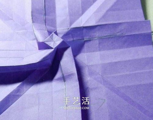 玫瑰千紙鶴的折法圖解 手工折紙玫瑰千紙鶴 -  rpnrmr.com
