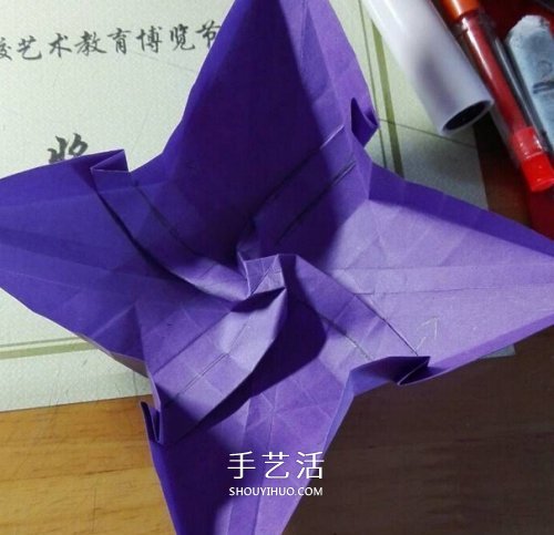 玫瑰千紙鶴的折法圖解 手工折紙玫瑰千紙鶴 -  rpnrmr.com