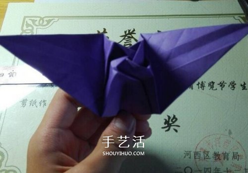 玫瑰千紙鶴的折法圖解 手工折紙玫瑰千紙鶴 -  rpnrmr.com