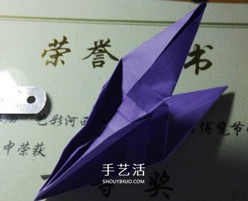 玫瑰千紙鶴的折法圖解 手工折紙玫瑰千紙鶴 -  rpnrmr.com
