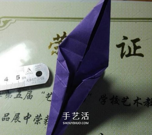 玫瑰千紙鶴的折法圖解 手工折紙玫瑰千紙鶴 -  rpnrmr.com