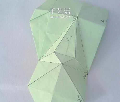玫瑰百合禮品盒折紙 情人節(jié)完美包裝盒的折法 -  rpnrmr.com