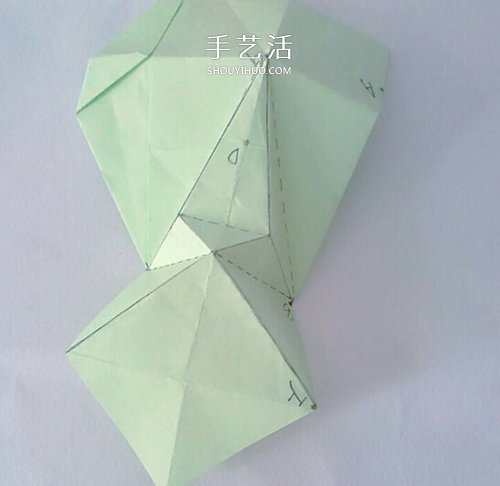 玫瑰百合禮品盒折紙 情人節(jié)完美包裝盒的折法 -  rpnrmr.com