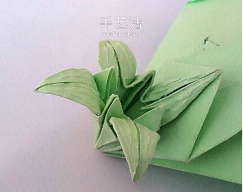 玫瑰百合禮品盒折紙 情人節(jié)完美包裝盒的折法 -  rpnrmr.com