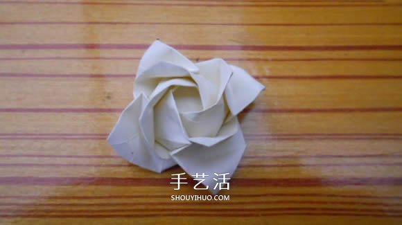 折紙福山玫瑰折法圖解 福山玫瑰花的折法步驟 -  rpnrmr.com