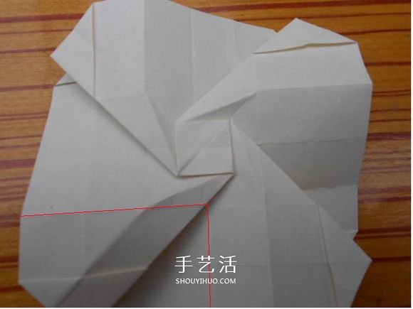 折紙福山玫瑰折法圖解 福山玫瑰花的折法步驟 -  rpnrmr.com