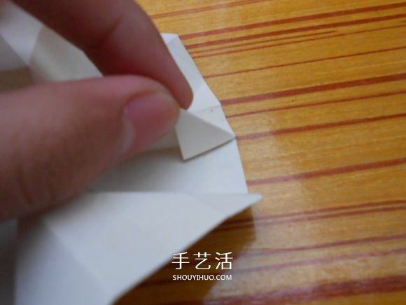 折紙福山玫瑰折法圖解 福山玫瑰花的折法步驟 -  rpnrmr.com