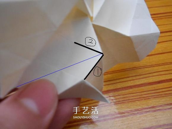 折紙福山玫瑰折法圖解 福山玫瑰花的折法步驟 -  rpnrmr.com