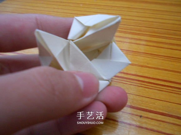 折紙福山玫瑰折法圖解 福山玫瑰花的折法步驟 -  rpnrmr.com