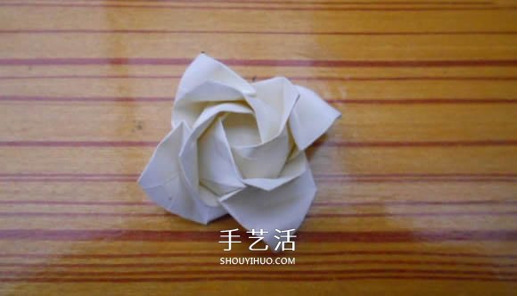 折紙福山玫瑰折法圖解 福山玫瑰花的折法步驟 -  rpnrmr.com