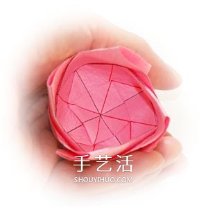 好看紙玫瑰的詳細(xì)疊法 手工玫瑰花怎么折圖解 -  rpnrmr.com
