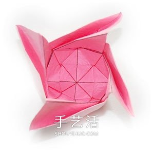 好看紙玫瑰的詳細(xì)疊法 手工玫瑰花怎么折圖解 -  rpnrmr.com