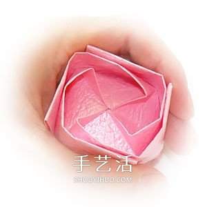 好看紙玫瑰的詳細(xì)疊法 手工玫瑰花怎么折圖解 -  rpnrmr.com