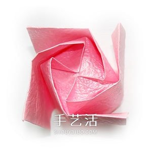 好看紙玫瑰的詳細(xì)疊法 手工玫瑰花怎么折圖解 -  rpnrmr.com