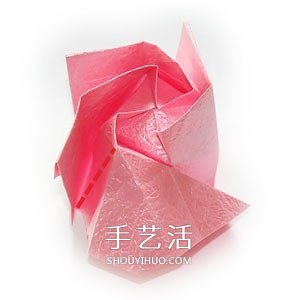 好看紙玫瑰的詳細(xì)疊法 手工玫瑰花怎么折圖解 -  rpnrmr.com