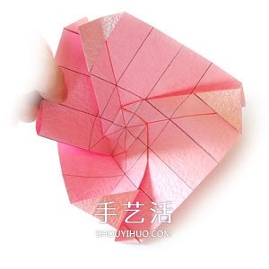 好看紙玫瑰的詳細(xì)疊法 手工玫瑰花怎么折圖解 -  rpnrmr.com