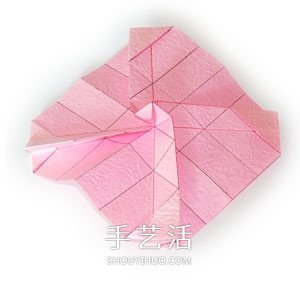 好看紙玫瑰的詳細(xì)疊法 手工玫瑰花怎么折圖解 -  rpnrmr.com