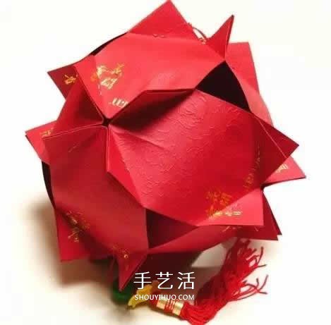 紅包燈籠的制作方法 怎么做紅包燈籠步驟圖解 -  rpnrmr.com